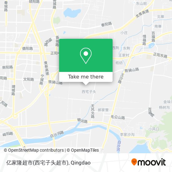 亿家隆超市(西宅子头超市) map