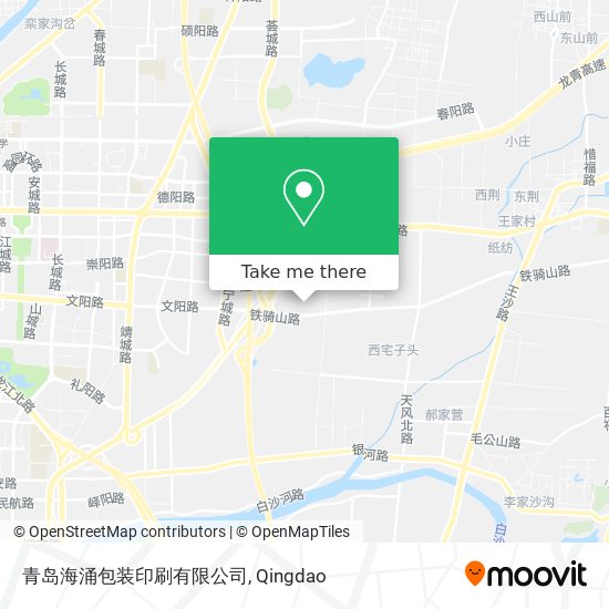 青岛海涌包装印刷有限公司 map