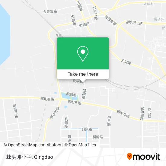 棘洪滩小学 map