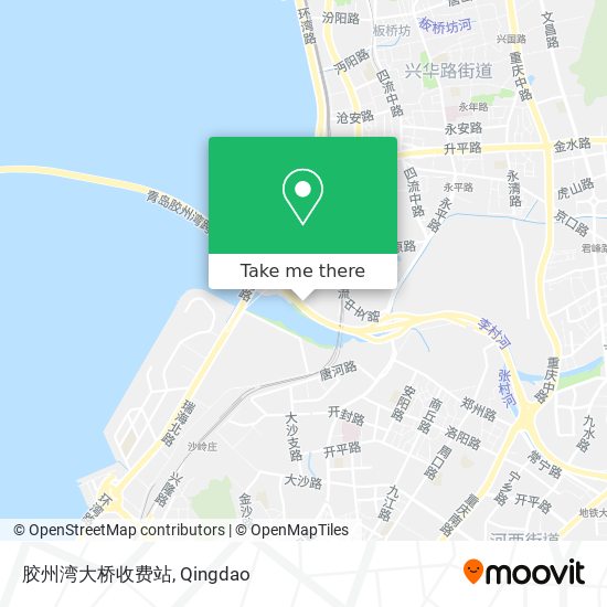 胶州湾大桥收费站 map