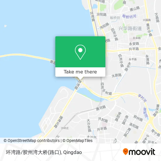 环湾路/胶州湾大桥(路口) map