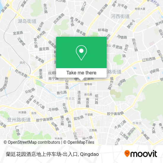 蘭廷花园酒店地上停车场-出入口 map