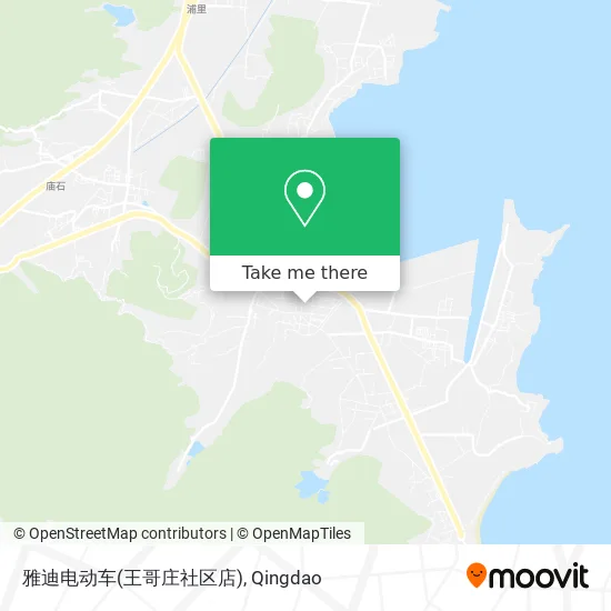 雅迪电动车(王哥庄社区店) map