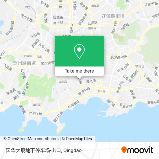 国华大厦地下停车场-出口 map