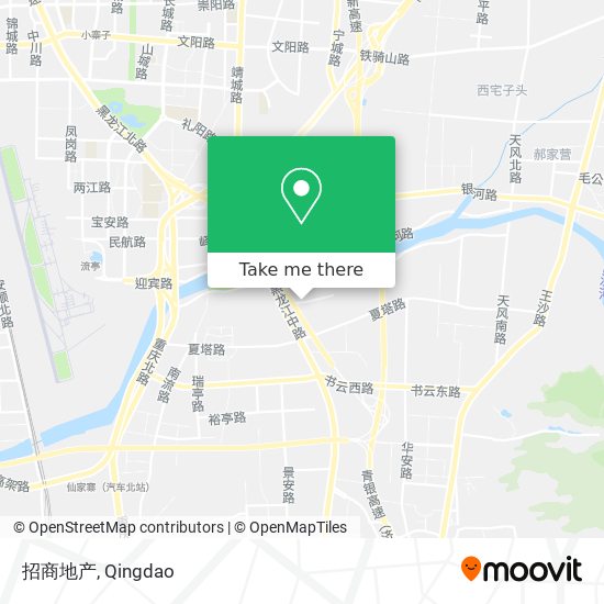 招商地产 map
