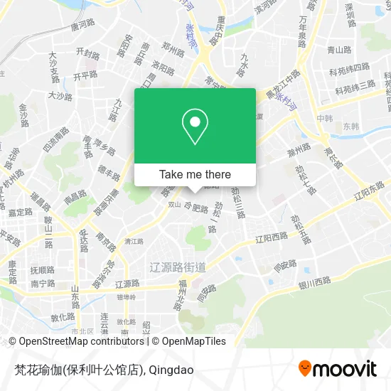 梵花瑜伽(保利叶公馆店) map