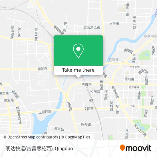 明达快运(吉昌馨苑西) map
