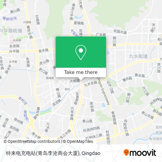特来电充电站(青岛李沧商会大厦) map