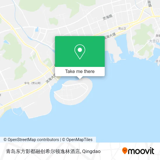 青岛东方影都融创希尔顿逸林酒店 map