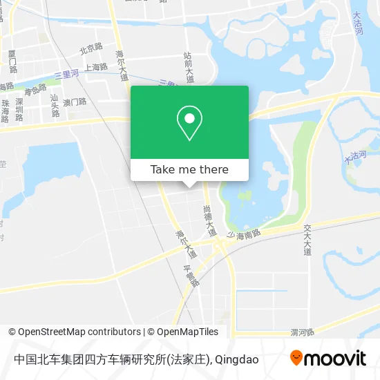 中国北车集团四方车辆研究所(法家庄) map