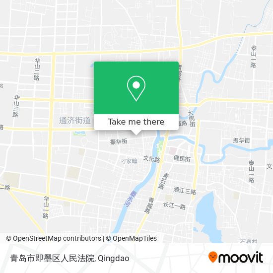 青岛市即墨区人民法院 map