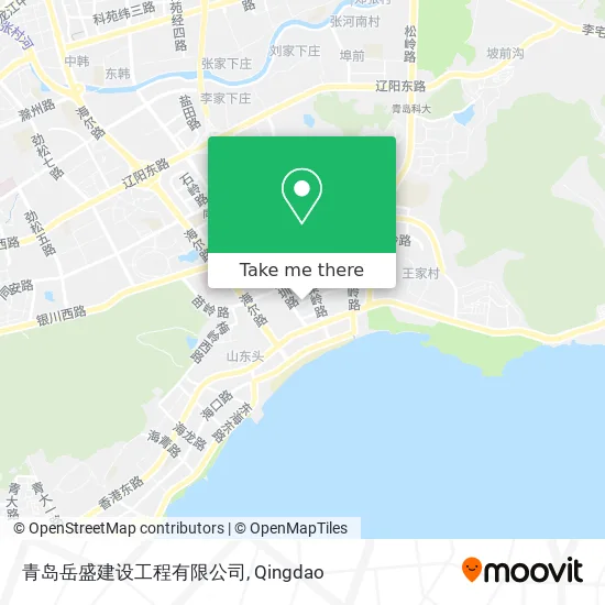 青岛岳盛建设工程有限公司 map