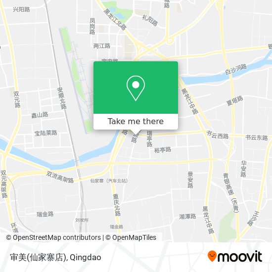 审美(仙家寨店) map