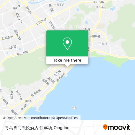 青岛鲁商凯悦酒店-停车场 map