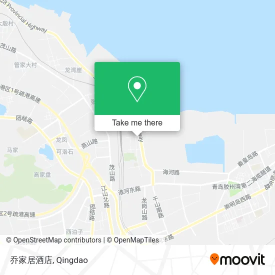 乔家居酒店 map