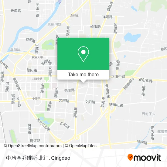 中冶圣乔维斯-北门 map