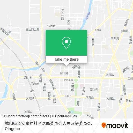 城阳街道安泰居社区居民委员会人民调解委员会 map