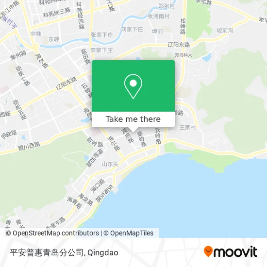 平安普惠青岛分公司 map