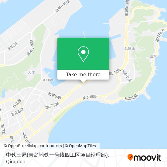 中铁三局(青岛地铁一号线四工区项目经理部) map