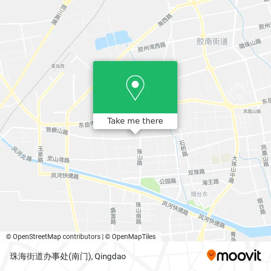 珠海街道办事处(南门) map