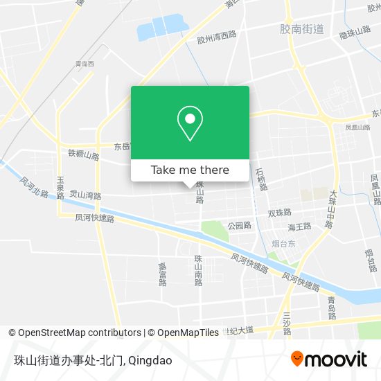 珠山街道办事处-北门 map