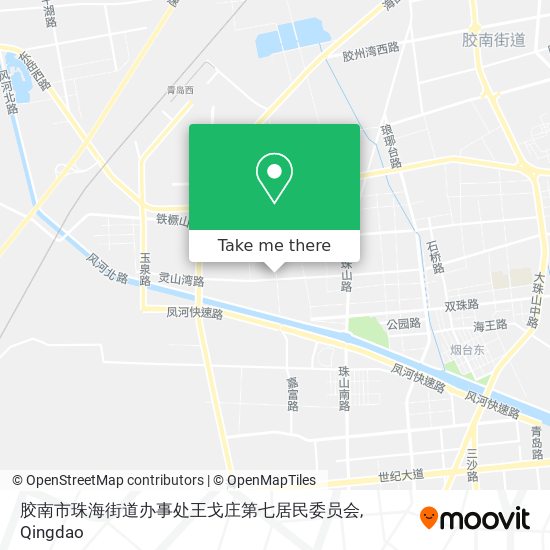 胶南市珠海街道办事处王戈庄第七居民委员会 map