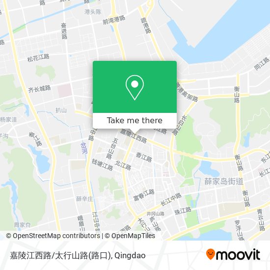 嘉陵江西路/太行山路(路口) map