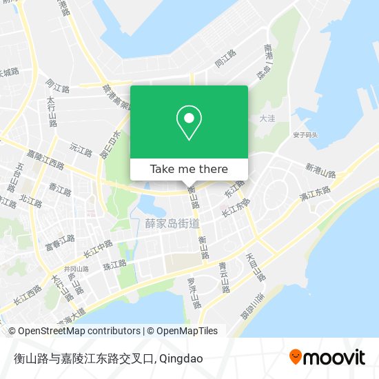 衡山路与嘉陵江东路交叉口 map