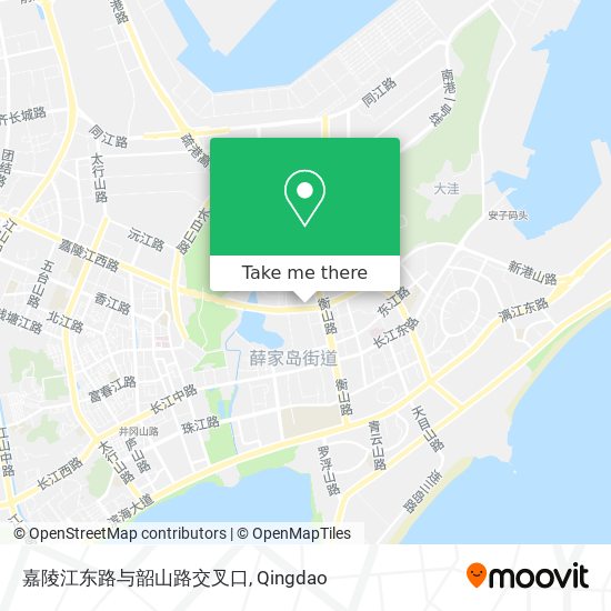 嘉陵江东路与韶山路交叉口 map