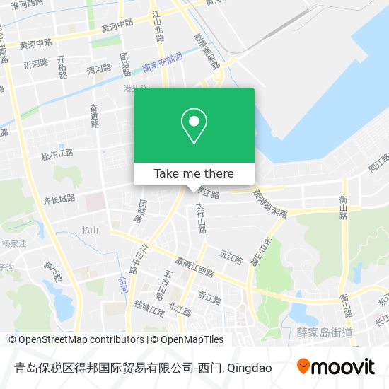 青岛保税区得邦国际贸易有限公司-西门 map