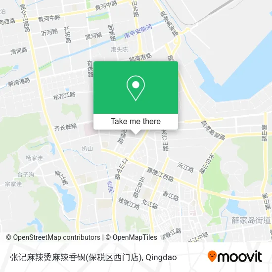 张记麻辣烫麻辣香锅(保税区西门店) map