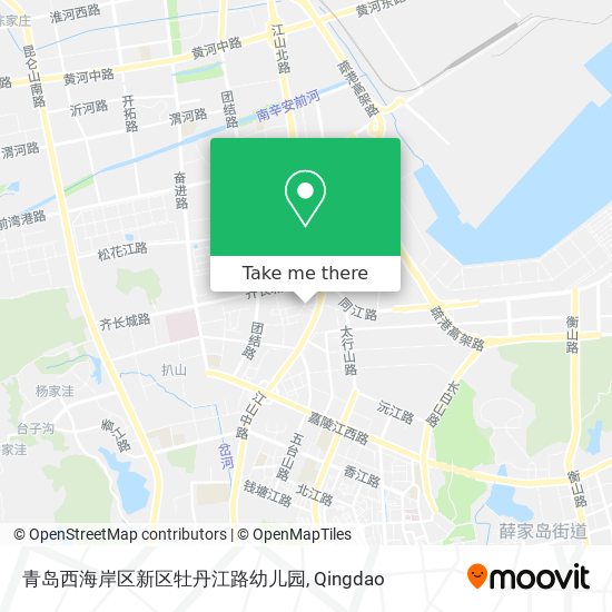 青岛西海岸区新区牡丹江路幼儿园 map