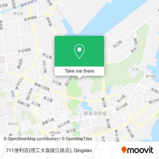 711便利店(理工大嘉陵江路店) map