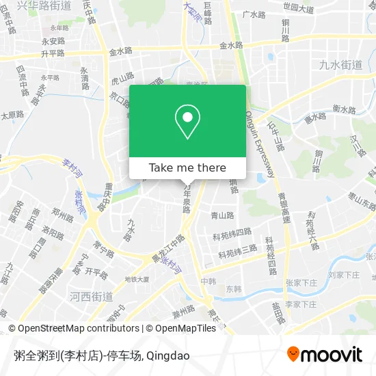粥全粥到(李村店)-停车场 map