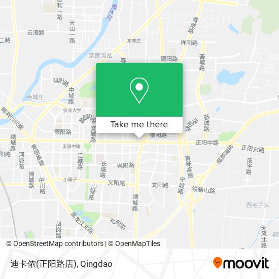 迪卡侬(正阳路店) map