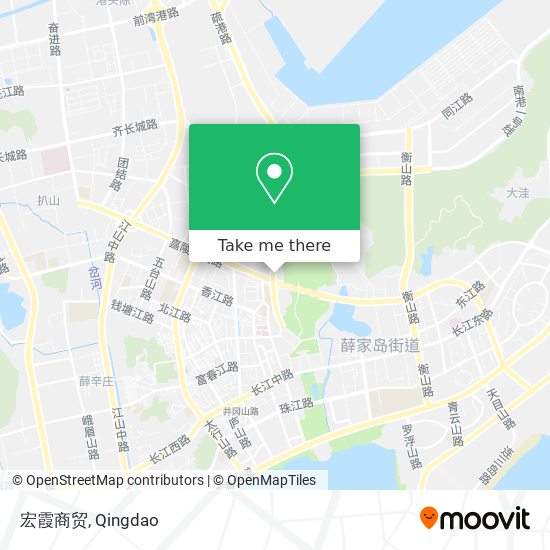 宏霞商贸 map