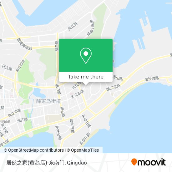 居然之家(黄岛店)-东南门 map