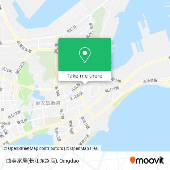 曲美家居(长江东路店) map