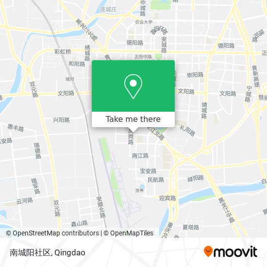 南城阳社区 map