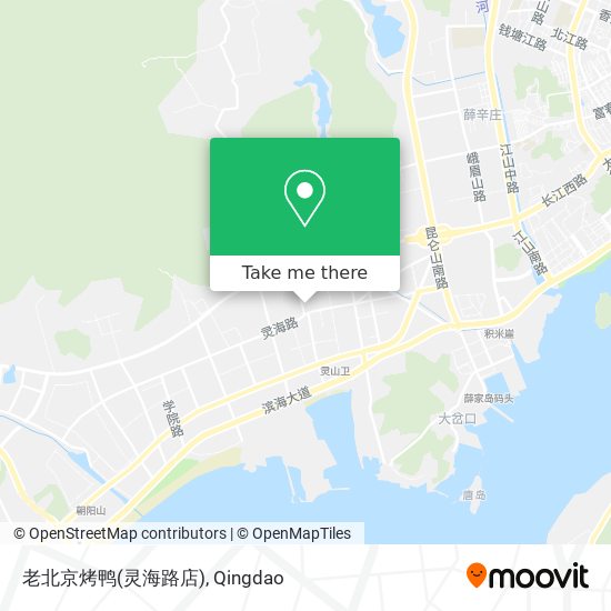 老北京烤鸭(灵海路店) map
