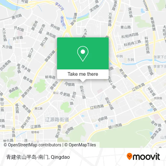 青建依山半岛-南门 map