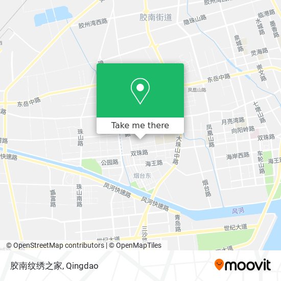 胶南纹绣之家 map