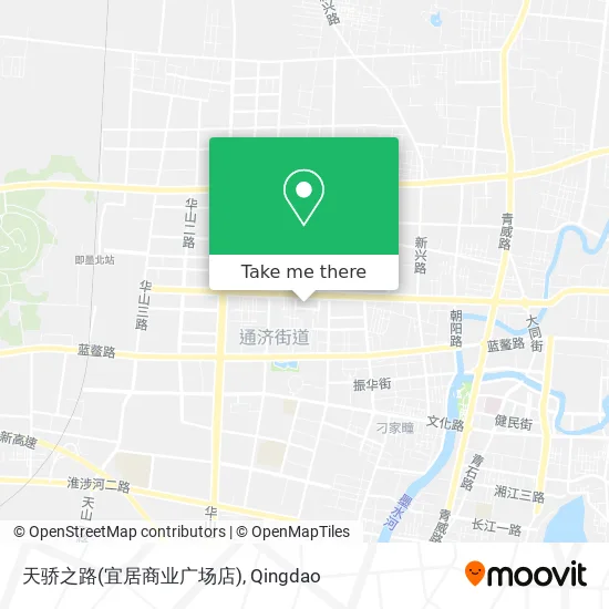 天骄之路(宜居商业广场店) map
