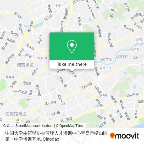 中国大学生篮球协会篮球人才培训中心青岛市崂山区第一中学培训基地 map