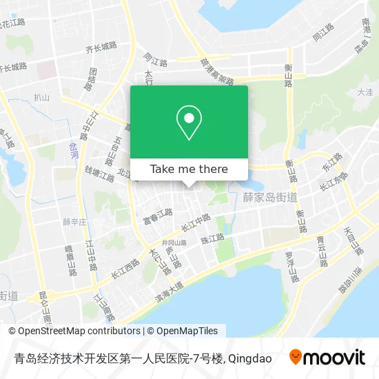 青岛经济技术开发区第一人民医院-7号楼 map