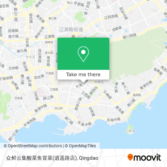 众鲜云集酸菜鱼冒菜(逍遥路店) map
