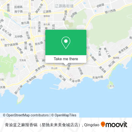 青渝蓝之麻辣香锅（星驰未来美食城店店） map