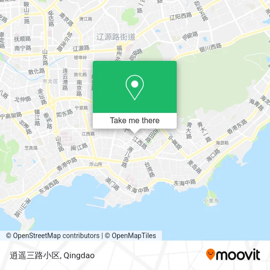 逍遥三路小区 map