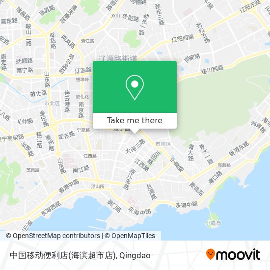 中国移动便利店(海滨超市店) map