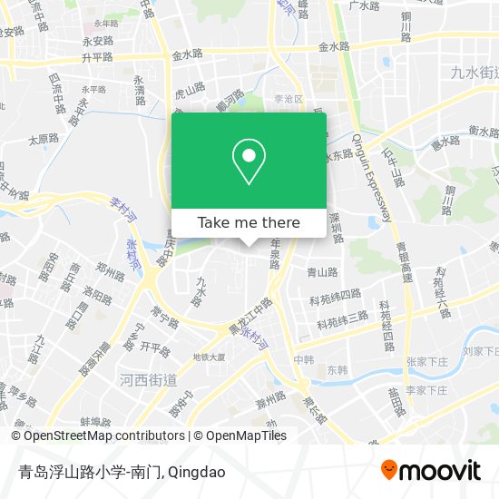 青岛浮山路小学-南门 map